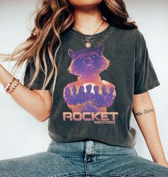 rocket raccoon poster marvel guardians of the galaxy unisex gift t-shirt shirt gift for men women hoodie sweatshirt kid