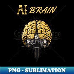 ai brain - aesthetic sublimation digital file - enhance your apparel with stunning detail