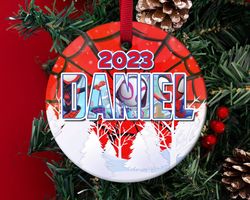 custom name spidey and his amazing friends ornaments, spidey christmas ornament