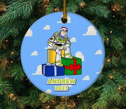 custom toy story ornament,  buzz lightyear 2023 ornament