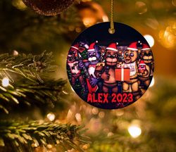 customized five nights at freddys ornament,  5 nights at freddys