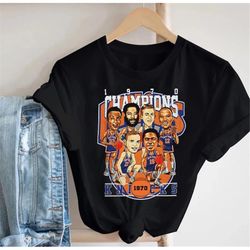 Vintage New York Basketball Champions 1970 Retro Black TShirt, New York Basketball Team Vintage Shirt, American Basketba