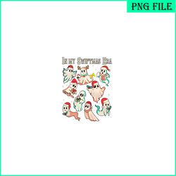 in my swiftmas era png, funny ghost png, retro christmas png