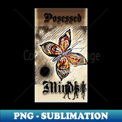 butterfly design with possessedminds - instant png sublimation download - capture imagination with every detail