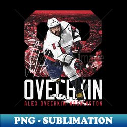 alex ovechkin washington landmark - high-resolution png sublimation file - perfect for creative projects