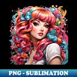 pin-up baby girl - png sublimation digital download - perfect for sublimation mastery