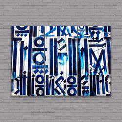 retna calligraphy canvas, retna calligraphy canvas wall art, retna calligraphy street art poster, hight quality canvas d