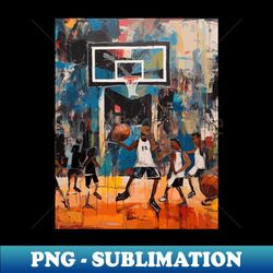 abstract basketball - premium sublimation digital download - defying the norms