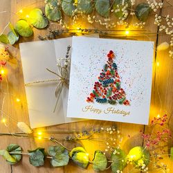 greeting card - christmas card - happy holidays