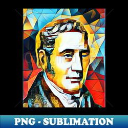 George Stephenson Abstract Portrait  George Stephenson Artwork 2 - Digital Sublimation Download File - Perfect for Personalization