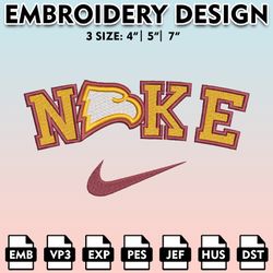 winthrop eagles, machine embroidery files, nike winthrop eagles embroidery designs, ncaa embroidery files