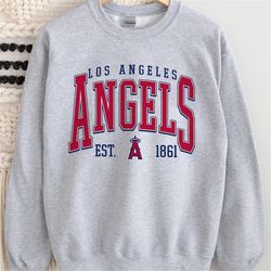 vintage los angeles angels sweatshirt, los angeles baseball hoodie, vintage baseball fan shirt, los angeles shirt, los a