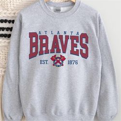 vintage atlanta braves sweatshirt, atlanta baseball hoodie, vintage baseball fan shirt, atlanta braves shirt, braves uni