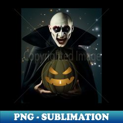 ghoul with jack o lantern - high-resolution png sublimation file - unleash your inner rebellion