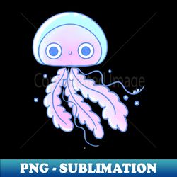 kawaii jellyfish - png transparent digital download file for sublimation - unleash your inner rebellion