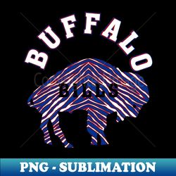 vintage buffalo bills - modern sublimation png file - stunning sublimation graphics