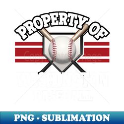 Proud Name Washington Graphic Property Vintage Baseball - Special Edition Sublimation PNG File - Instantly Transform Your Sublimation Projects