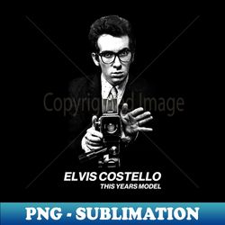 official elvis costello classic graphic print womens - png sublimation digital download - fashionable and fearless