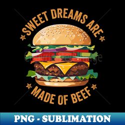 burger realistic illustration vector sticker - artistic sublimation digital file - fashionable and fearless
