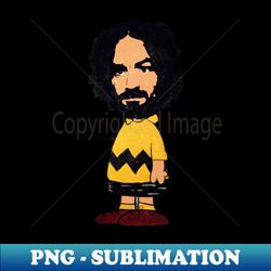 Charles Manson Cartoon Style - Premium PNG Sublimation File - Unleash Your Inner Rebellion