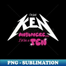 Ken - Sublimation-Ready PNG File - Enhance Your Apparel with Stunning Detail