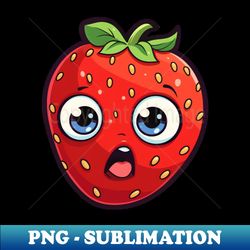 Red Strawberry - Creative Sublimation PNG Download - Capture Imagination with Every Detail