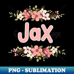 flower border jax name label - exclusive sublimation digital file - instantly transform your sublimation projects