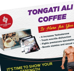 instant coffee mixture with tongkat ali powder 4 in 1