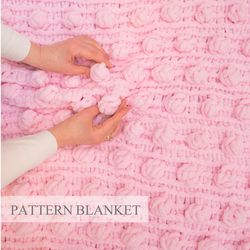 finger knit blanket pattern, alize puffy pattern, loop yarn blanket pattern, do it yourself, new cones blanket pattern