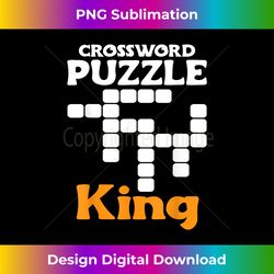 crossword puzzle king design puzzles crossword - minimalist sublimation digital file - customize with flair