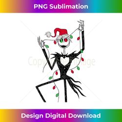 Disney The Nightmare Before Christmas Jack String Lights Tank Top - Bespoke Sublimation Digital File - Customize With Flair