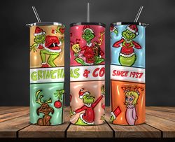 grinchmas christmas 3d inflated puffy tumbler wrap png, christmas 3d tumbler wrap, grinchmas tumbler png 48
