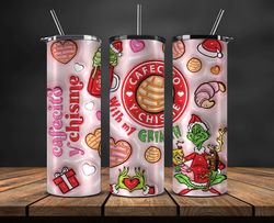 grinchmas christmas 3d inflated puffy tumbler wrap png, christmas 3d tumbler wrap, grinchmas tumbler png 52