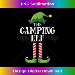 camping elf matching family group christmas party - vibrant sublimation digital download - customize with flair