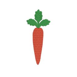 carrot embroidery design. mini carrot. machine embroidery design. vegetable embroidery. silhouette carrot. easter carrot