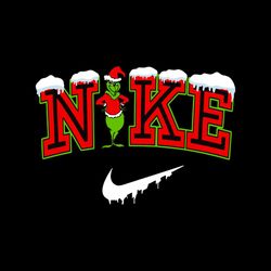 Vintage Nike Logo Grinch Merry Christmas SVG Cricut File