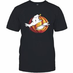 ghostbusters classic logo halloween pumpkin shirt t-shirt