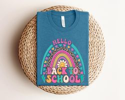 colorful back to school shirt ,  back to school for students, gift for teachers, cute gift for students, colorful tee fo