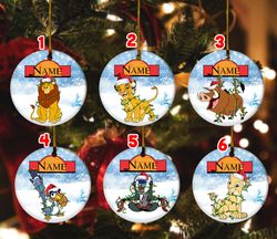 lion king christmas ornament, personalized lion king ornament