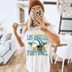 comfort colors la charger shirt, los angeles football shirt, los angeles football sweatshirt, charger football shirt, la