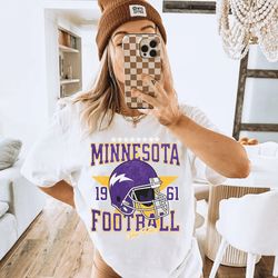 comfort colors minnesota football shirt, the vikes football shirt, viking sweatshirt,kirk cousins shirt, kirk cousins sw