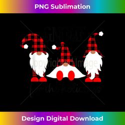 Gnomes For The Holidays Buffalo Plaid Gnome Christmas Xmas - Artisanal Sublimation PNG File - Enhance Your Art with a Dash of Spice