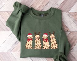 christmas golden retriever sweatshirt, christmas dog hoodie, happy new year dog, christmas lights tee, golden mom tshirt