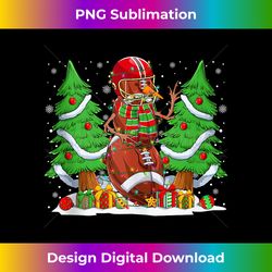 Funny Football Balls Snowman Christmas Tree Lights Xmas PJS Tank Top - Luxe Sublimation PNG Download - Customize with Flair