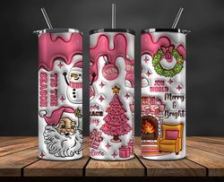 christmas 20oz tumbler wrap png, christmas 3d inflated puffy tumbler wrap png, grinchmas 20oz png 295