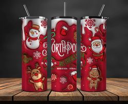 grinchmas christmas 3d inflated puffy tumbler wrap png, christmas 3d tumbler wrap, grinchmas tumbler png 108