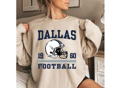 vintage 90s  dallas football sweatshirt, limited style dallas football spooky sweatshirt, dallas football shirt, cult fo