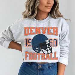 vintage denver sweatshirt, denver football sweatshirt, denver football crewneck, denver football shirt, denver football