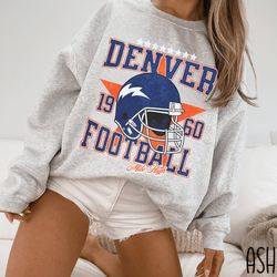 vintage denver sweatshirt, denver football sweatshirt, denver football crewneck, denver football shirt, denver football