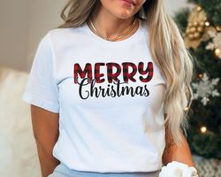 merry christmas buffalo plaid shirt, buffalo plaid shirt, merry christmas shirt, christmas shirt, xmas shirt, christmas